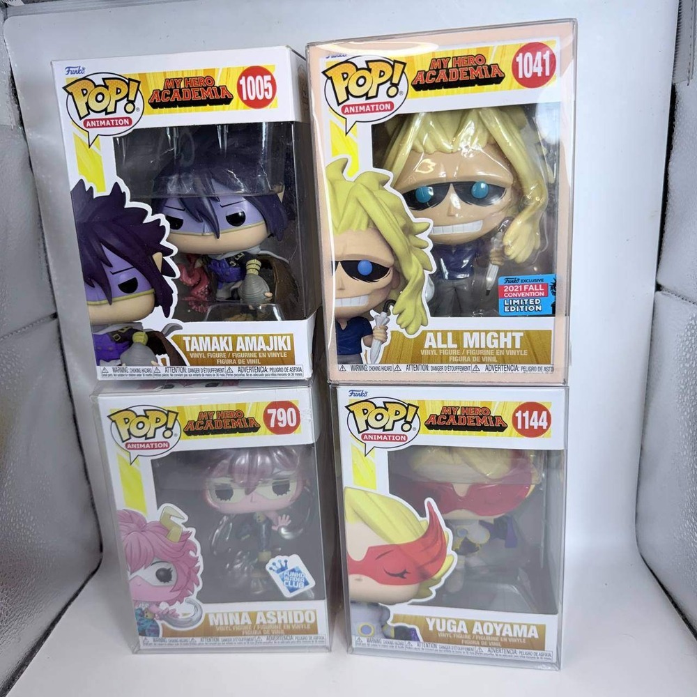 Funko Pop My Hero Academia Lot All Might 1041 Tamaki 1005 Mina 790 Yuga 1144